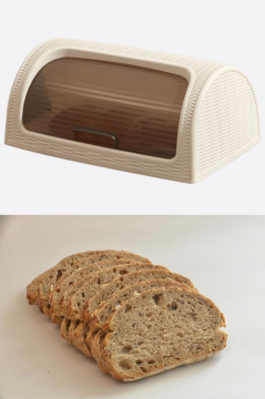 Flosoft Ekmek Kutusu, Sürgülü Ekmeklik Dolabı Beyaz