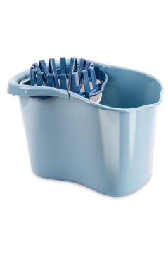 Kirli Su Hazneli Temizlik Kovası, Standart Yer Zemin Temizlik Mop Kovası ve Su Haznesi Mavi