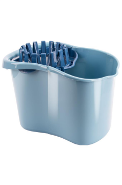 Sıkmalı Temizlik Kovası 15 litre, Standart Sıkmalı Yer Zemin Temizlik Mop Kovası Mavi