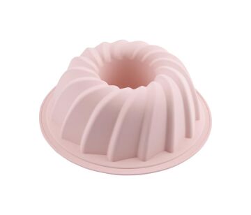 SİLİCOLİFE BURGU KEK KALIBI SOFT PEMBE