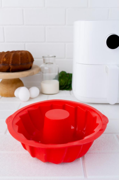 SİLİCOLİFE BURGU KEK KALIBI Kırmızı