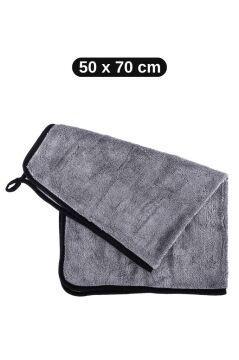 Süper Emici Kurulama Bezi 50x70 cm, Çizmez Leke Bırakmaz Mikrofiber Oto Araç Kurulama Havlusu F273