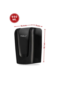 F089 Sıvı Sabunluk ve Dezenfektan Verici Siyah 650 ml