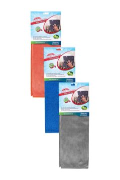 1 Adet Süper Emici Mikrofiber Cam Bezi 40x40 cm, Yumuşak Leke ve İz Bırakmayan Parlak Yüzey Temizlik Bezi