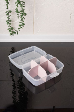 6 Bölmeli Çay Kutusu - Poşet Çay Kutusu, Bitki Çayı Kutusu, Çok Amaçlı Organizer