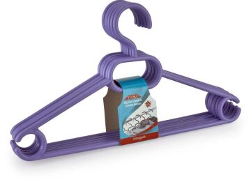 Flora F316 Büyük Boy Klasik Askı 6'lı Mavi