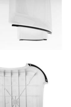 Flora Herkül Banyo Taburesi, Kaydırmaz Kauçuk Tabanlı 200 Kg Taşıma Kapasiteli Lüks Tabure Beyaz