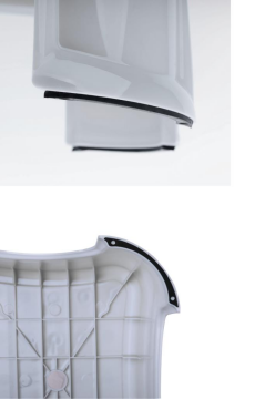 Flora Herkül Banyo Taburesi, Kaydırmaz Kauçuk Tabanlı 200 Kg Taşıma Kapasiteli Lüks Tabure Gri