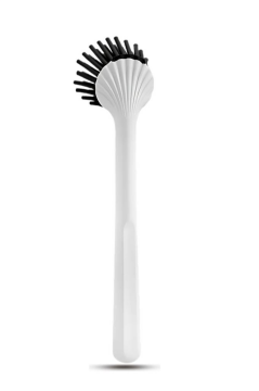 Silikon Başlıklı Fırça, Bulaşık Yıkama Lavabo Temizleme Mutfak Banyo Tezgah Temizlik Fırçası