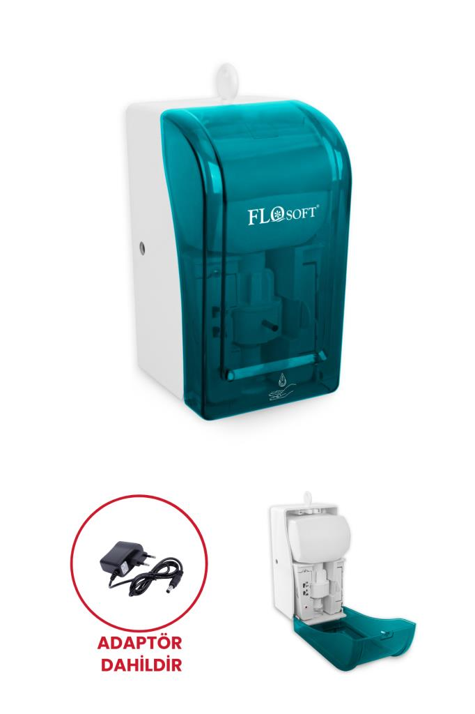 Flosoft Diva Otomatik Sıvı Sabun Verici 700ml (Adaptör Dalihdir) Mavi