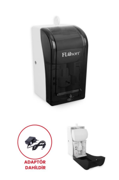 Flosoft Diva Otomatik Sıvı Sabun Verici 700ml (Adaptör Dalihdir) Füme
