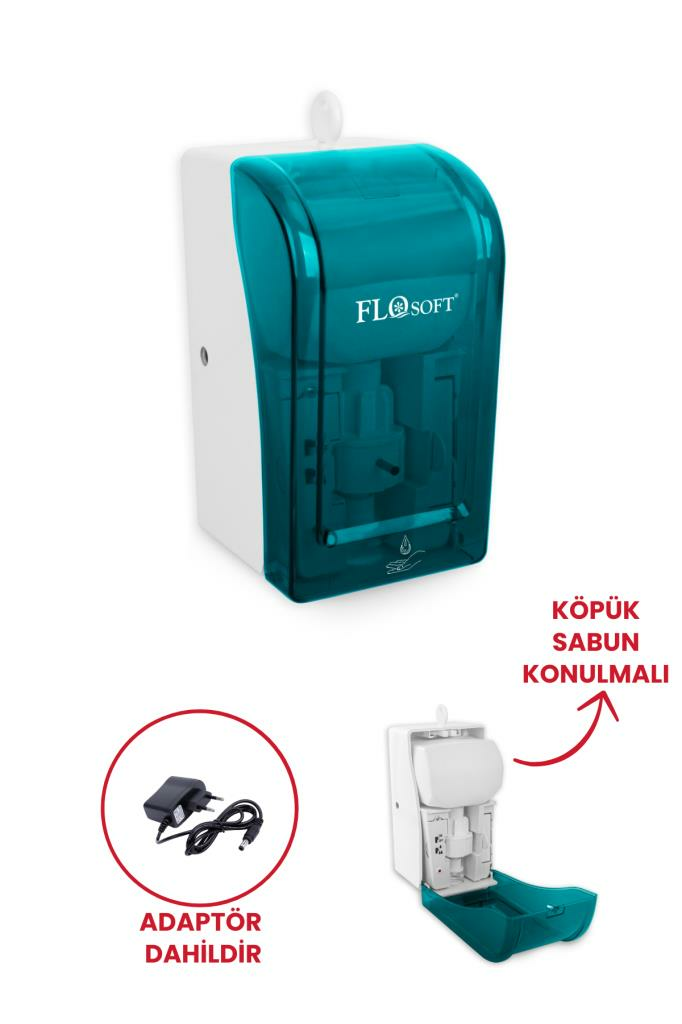 Flosoft Diva Otomatik Köpük Verici 700ml (Adaptör Dalihdir) Mavi