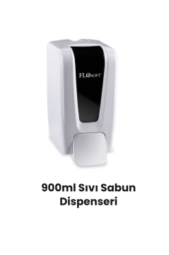 Flosoft 3'lü Hijyen Seti, F069 WC Kağıt Verici + F114 Z Katlamalı Havluluk + F248 ml Sıvı Sabunluk