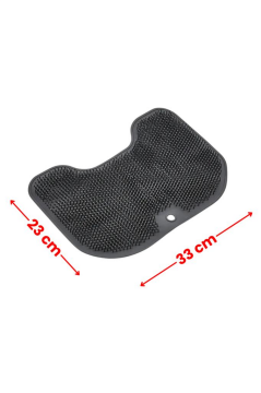 Vantuzlu Sırt ve Ayak Duş Matı, Banyo Duş Küvet İçi Kaymaz Tabanlı Ovma Yıkama Temizleme Matı