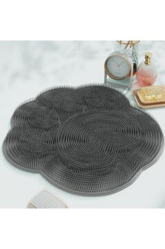 Teddy Sırt ve Ayak Masaj Duş Matı, Banyo Küvet Vantuz Kaymaz Tabanlı Ovma Yıkama Temizleme Matı