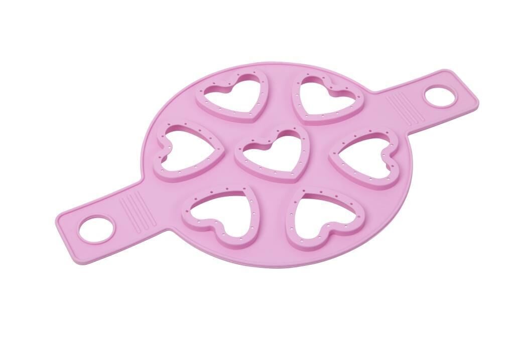 SİLİCOLİFE KALP DESEN YUMURTA VE KREP KALIBI LİLA