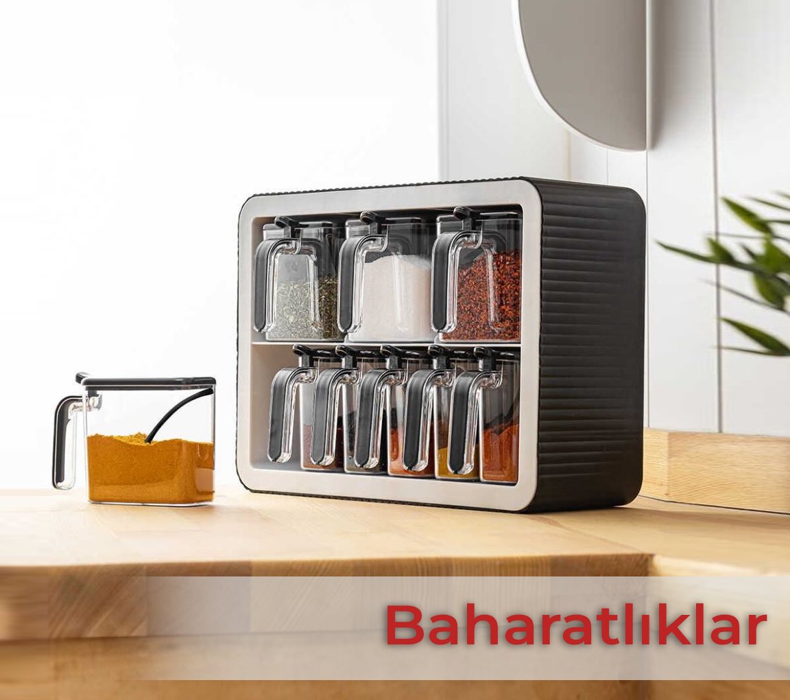 Mutfakta Düzen !<br/> Baharatlık Çeşitleri !